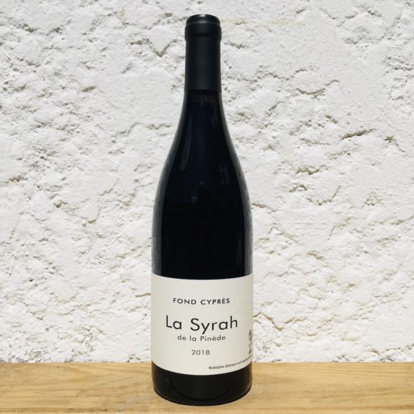 Fond Cyprès Syrah 2018 sélection vin BIO et naturels On s'occupe du Vin